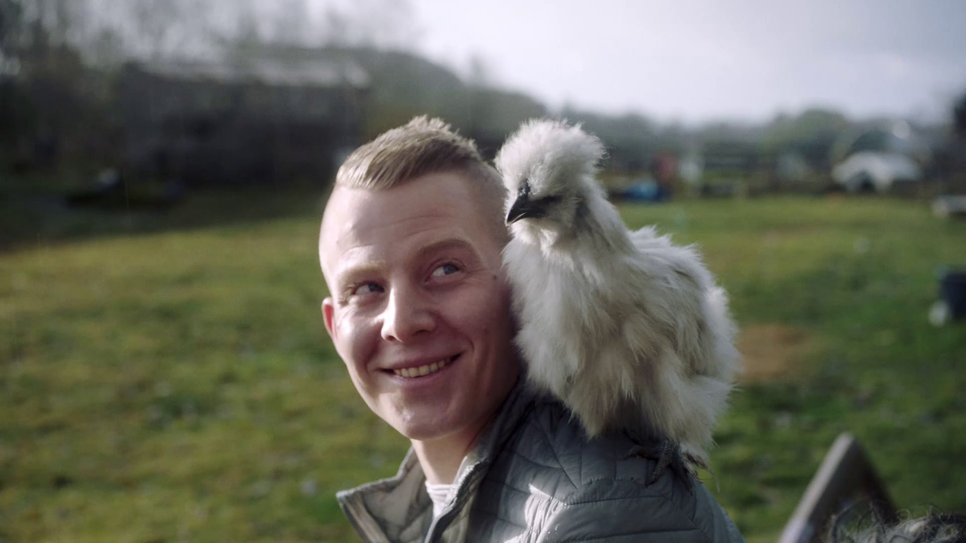 Seine Hühner und Tiere sind Kristians Leidenschaft.