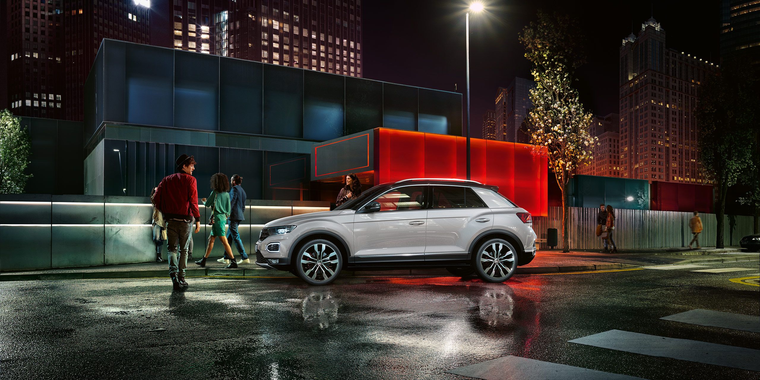 vw volkswagen passat blau familie
