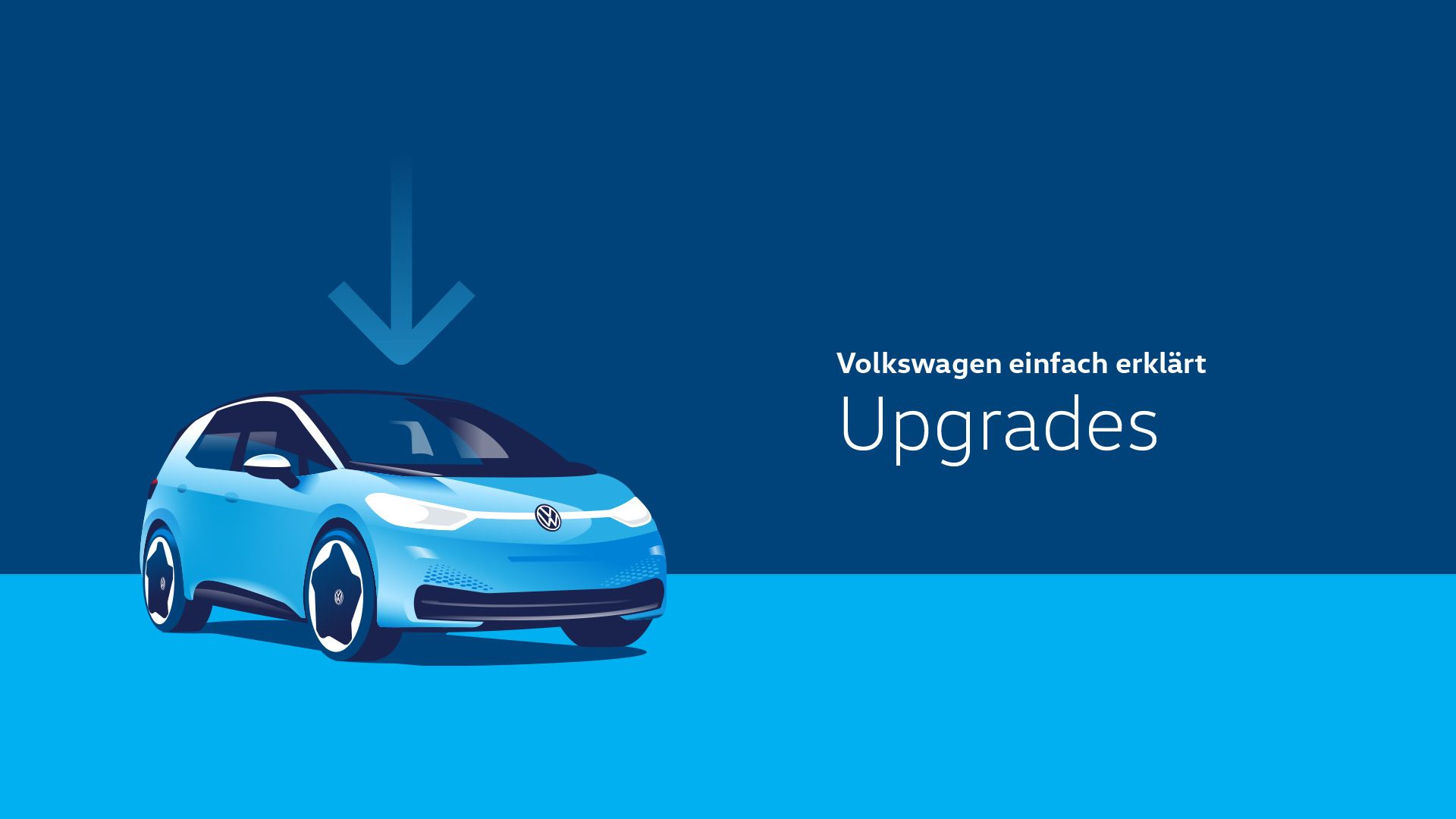 Per Upgrade lassen sich kostenpflichtig weitere Funktionen und Assistenzsysteme für ID. Modelle freischalten.