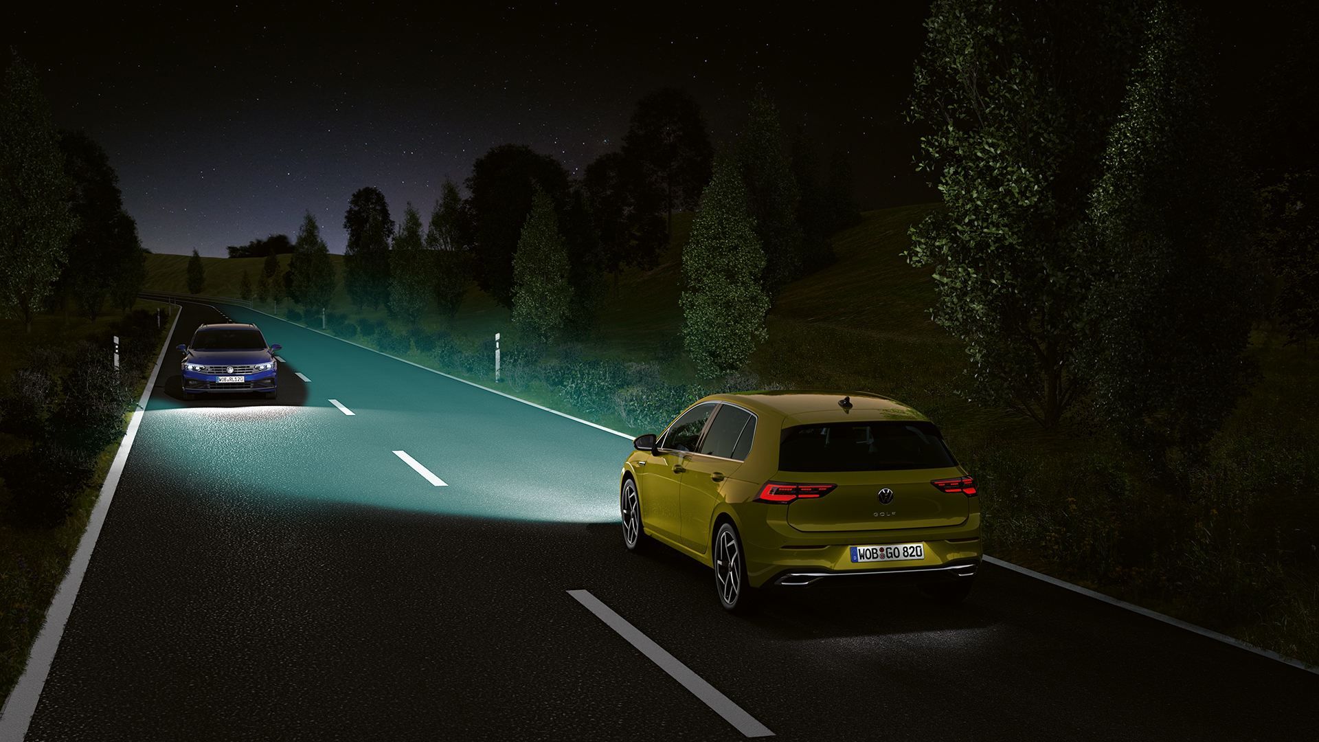 Light Assist Fernlichtregulierung im VW Golf