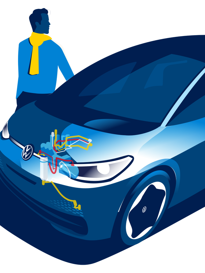 VW ID. Vizzion Elektroauto Studie