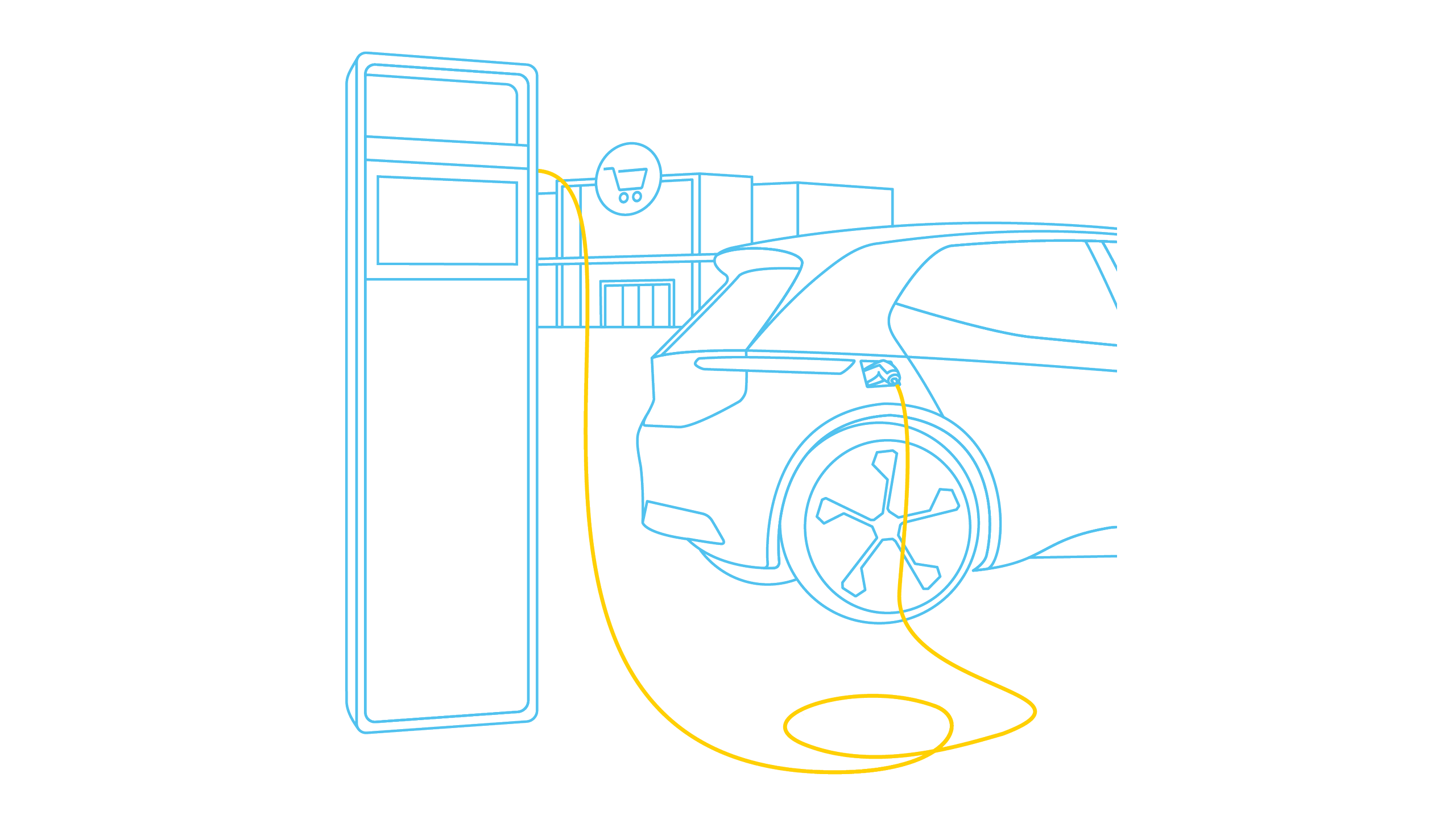 vw volkswagen aufladen elektroauto id parkplatz