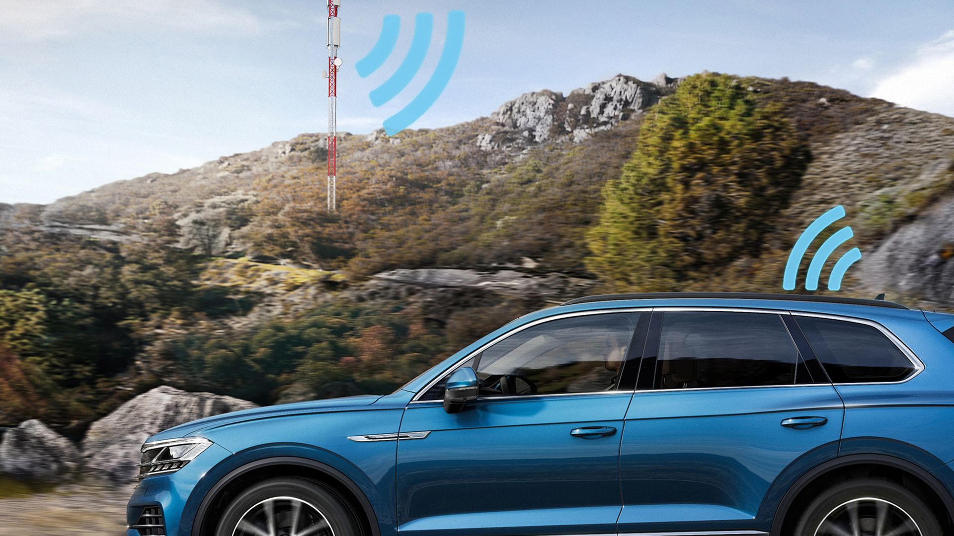 VW Touareg mit eSim