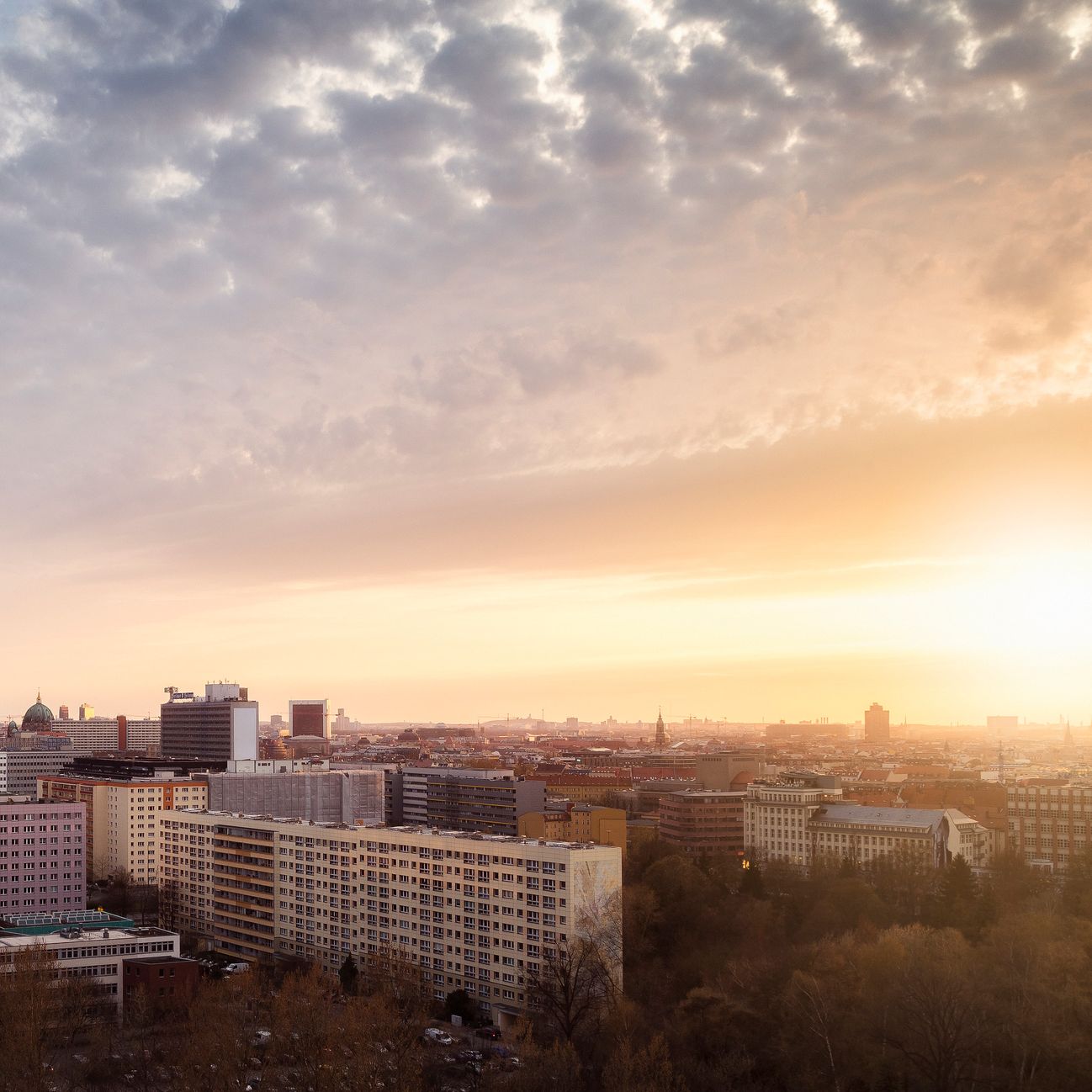 Blick über Berlin mit dem Fernsehturm